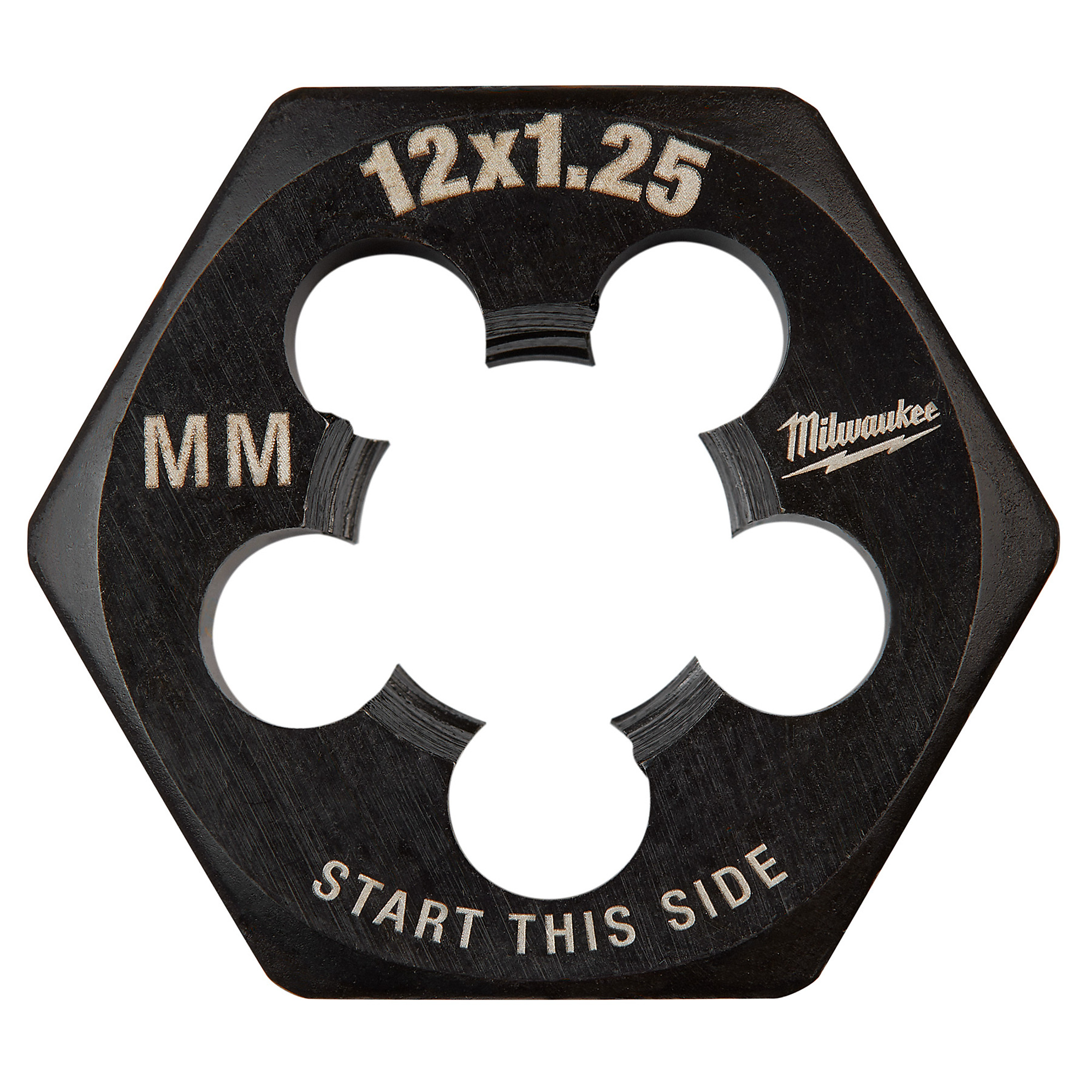 Milwaukee M12-1.25 mm 1-Inch Hex Threading Die, Model# 49-57-5361
